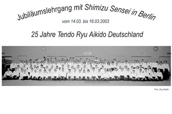 Aikido - Jubiläumslehrgang - Gruppenfoto